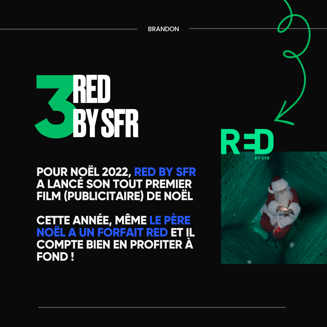 Les meilleures stratégies de communication de Noël 2022 - TOP 3 RED BY SFR