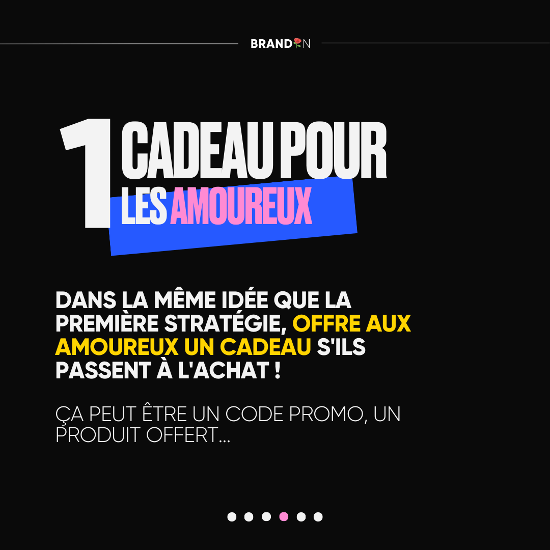 1. Cadeau pour les amoureux