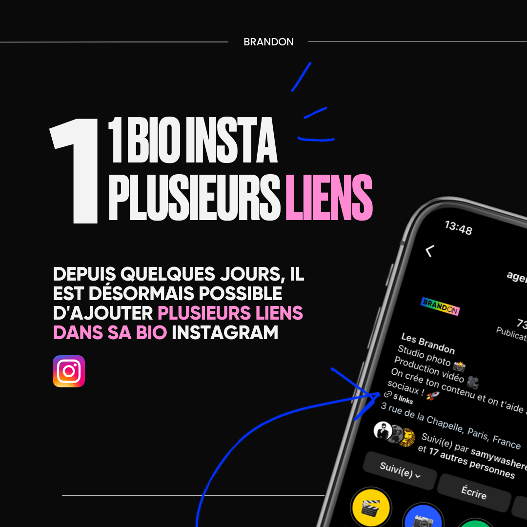 1 bio insta plusieurs liens