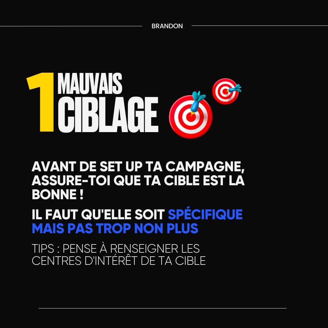 1. Mauvais ciblage