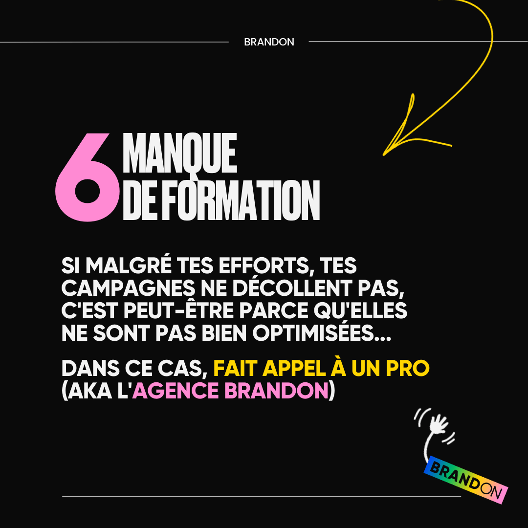6. Manque de formation