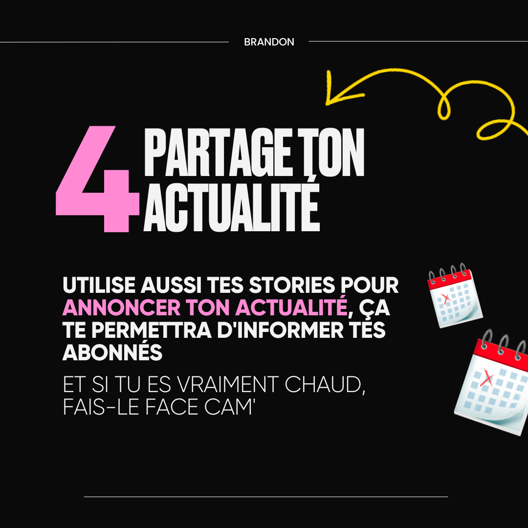 4. PARTAGE TON ACTUALITÉ