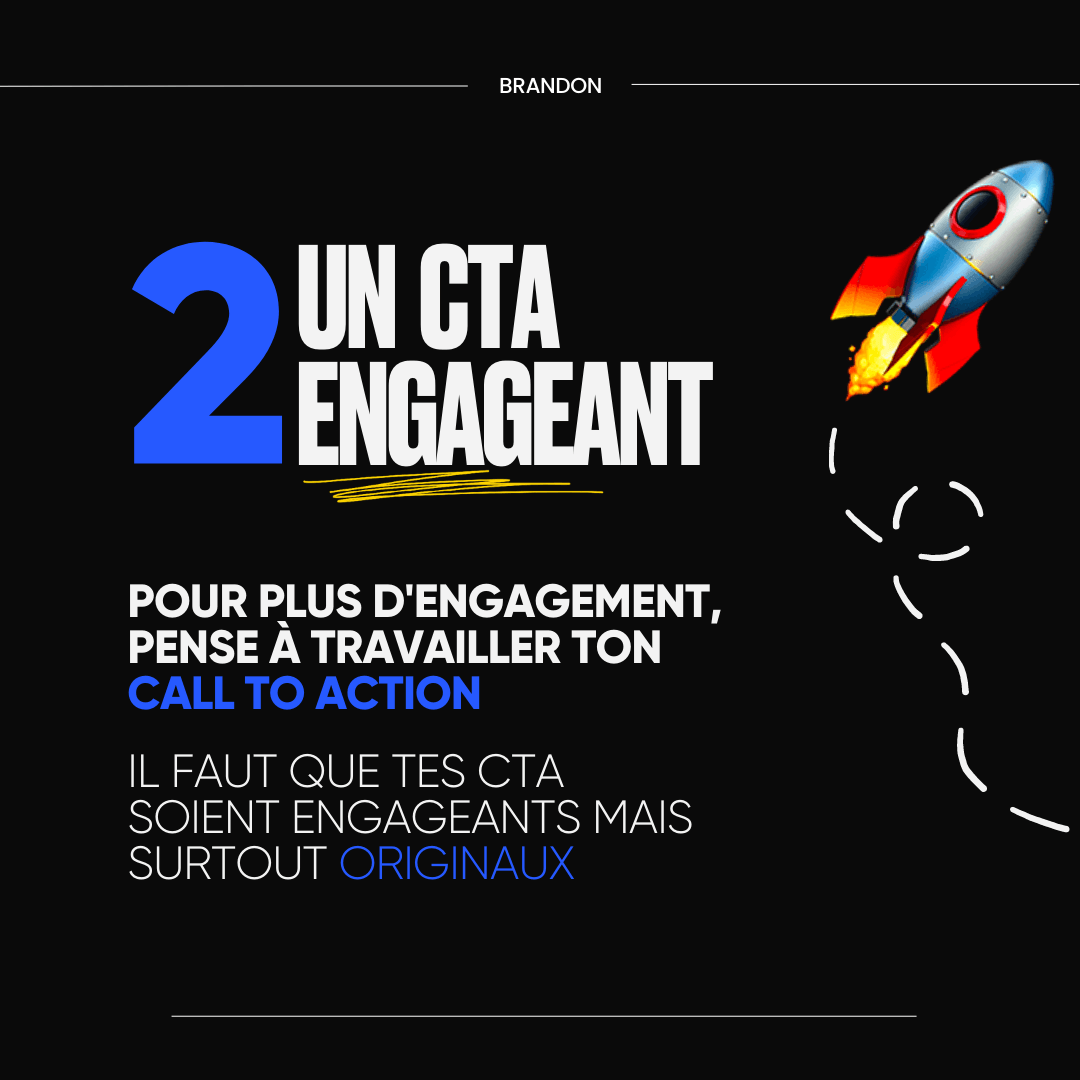 2. Un CTA engageant