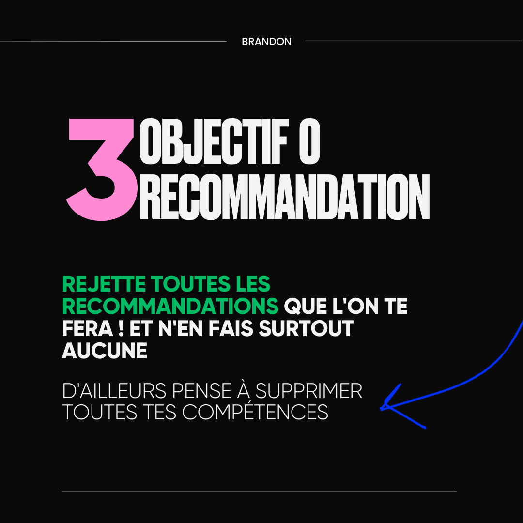 3. objectif 0 recommandation