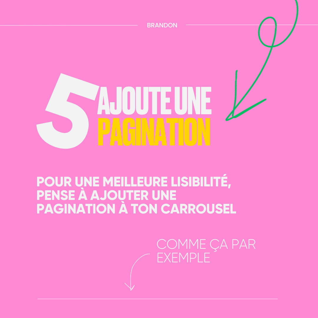 5. Ajoute une pagination