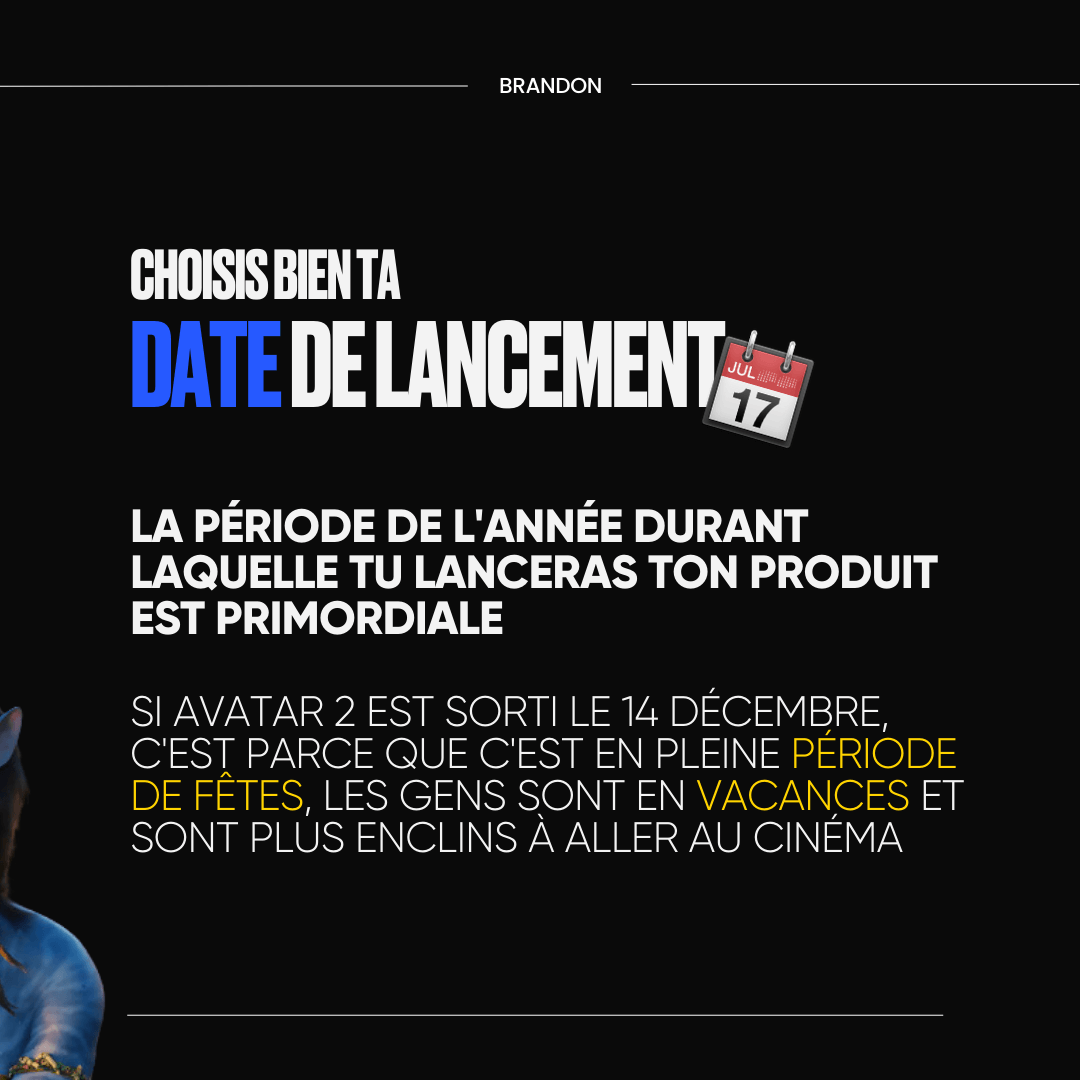 Leçons marketing Avatar 5