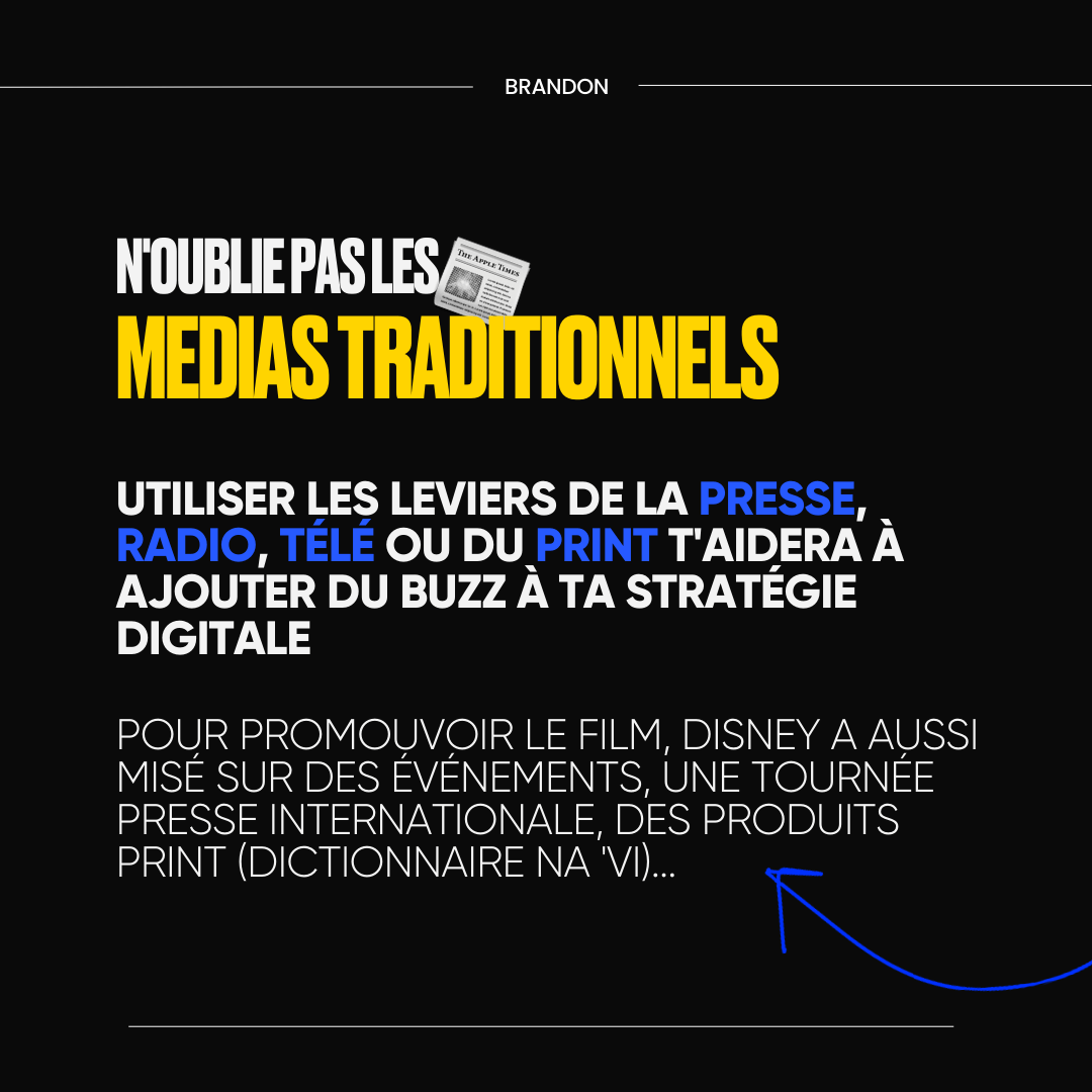 Leçons marketing Avatar 8