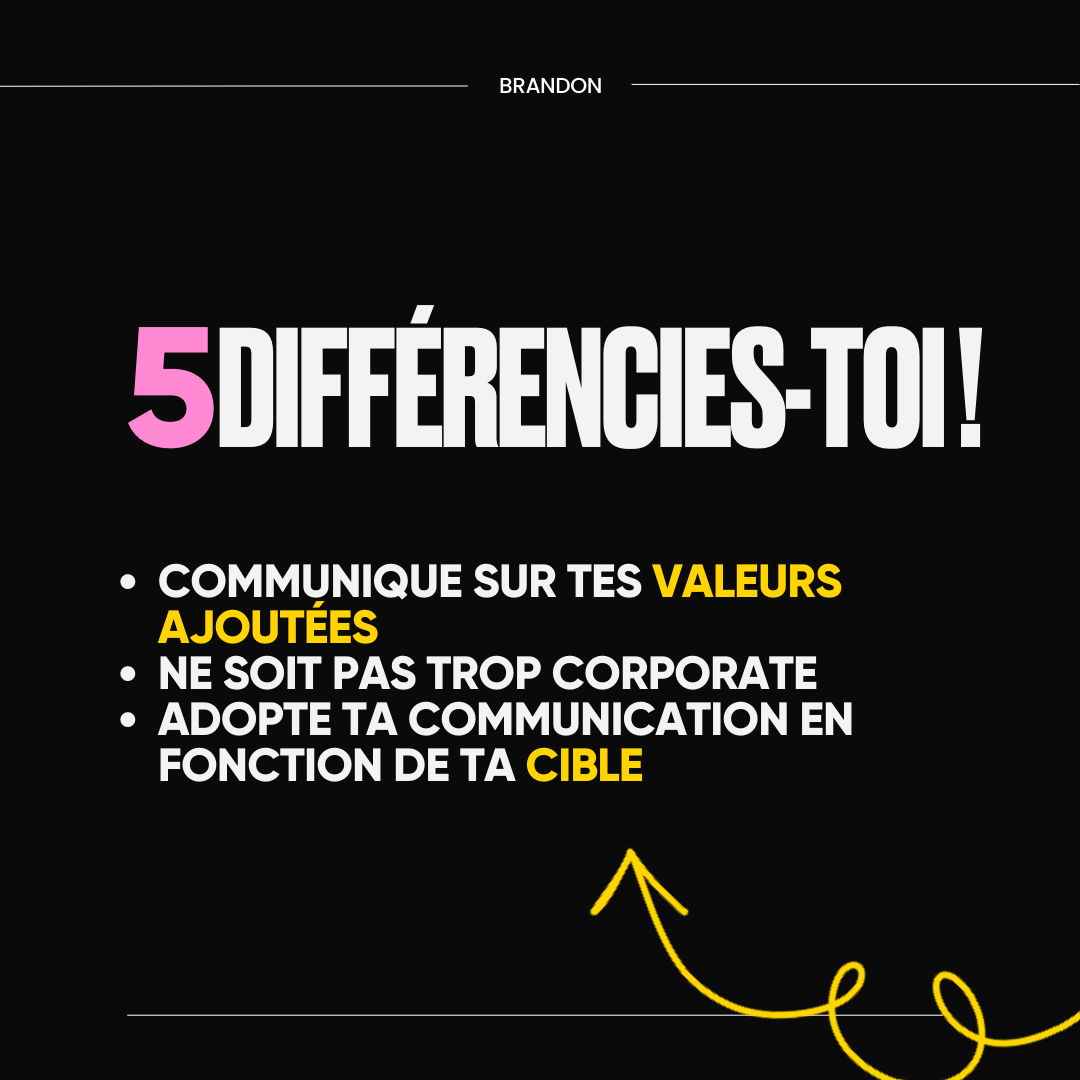 5. Différencies-toi !