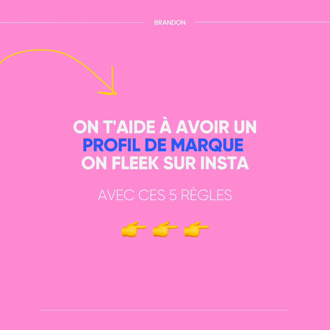Un profil instagram on fleek