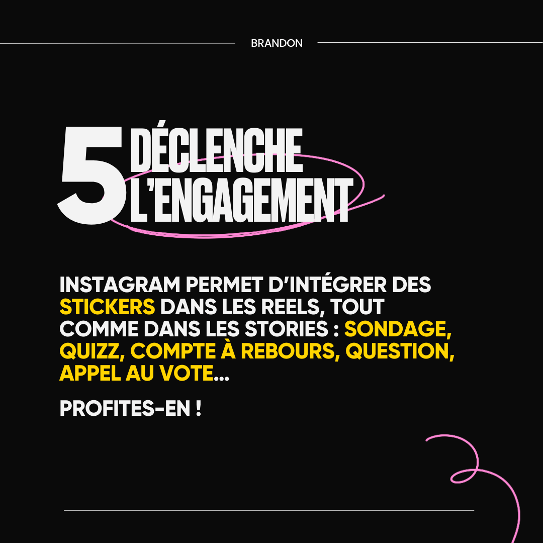 5. Déclenche l'engagement